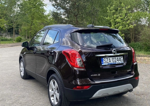 Opel Mokka cena 53600 przebieg: 134102, rok produkcji 2017 z Zawiercie małe 352